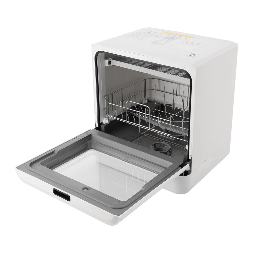 White Portable Mini Dishwasher, Countertop Dishwasher, Household Mini Dishwasher for Homes, Apartments