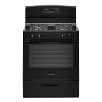 Amana? AGR6303MMB - Range Gas 30" 5.1 Cu. ft Oven with Bake Assist - Weight: 135 pounds- Depth: 27.2��- Height: 46.25��- Width: 29.08��