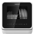 Farberware Portable Dishwasher with Built-In Water Tank with Baby Care and Fruit Wash Settings in White w/ 6-Place Setting Capacity, FDW05ASBWHA