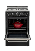 Unique Prestige 24�?2.3 cu ft Double Oven Gas Range in White