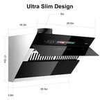BRANO 30 inch Range Hood Stainless Steel Kitchen Hood, 900CFM, Voice/Gesture Sensing, Touch Control, Side-Draft Design
