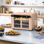 Gourmia 1700W 9-Slice Digital Toaster Oven Air Fryer, 12 Cooking Preset, 35L, Stainless Steel