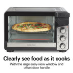 Hamilton Beach Easy View XL Toaster Oven with Sure-Crisp? Air Fry, 1750W, 6 Slice Capacity, 31460