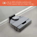 Open Box Neato D10 Intelligent Robot Vacuum Wi-Fi Connected with LIDAR Navigation in Silver