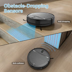 GOOVI Robot Vacuum Cleaner, Robot Vacuum Mop Combo, With Alexa/WiFi/App Connection, for Pet Hair, Hard Floor