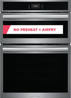Frigidaire Gallery GCWM3067AD 30 inch Black Stainless Wall Oven and Microwave Combination