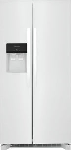 Frigidaire FRSS2323AW 22 Cu. Ft. 33" Standard-Depth Side-by-Side Refrigerator, White