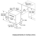 BOSCH SHX78CM6N built in dishwasher