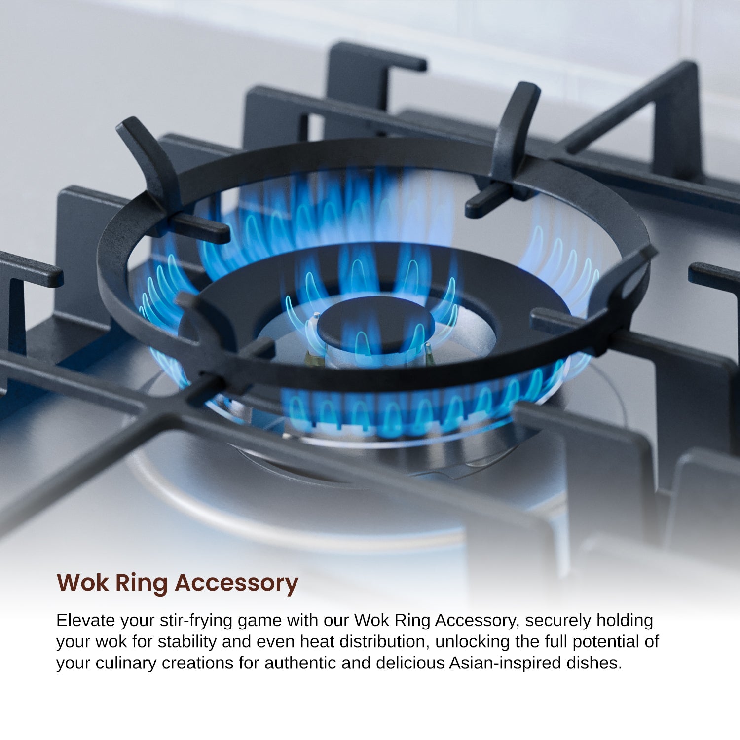 Rangaire RCG301S 30" Gas Cooktop - Stainless Steel, Sealed Burners, Cast Iron Grates, Die Cast Metal Burner Controls