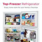 Frigidaire FFTR2045VW 20 Cu. Ft. Top-Freezer Refrigerator, Garage Ready, White