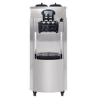 SHENGJINSH Pre-cooled Commercial Ice Cream Machine, 3 Flavors Countertop Soft Serve Ice Cream Maker