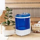 Veado Portable Mini Laundry Washer | 9lbs Capacity Compact Washing Machine | Ideal for Dorm Rooms, Apartments & RVs | Space-Saving Semi-Automatic Laundry Solution