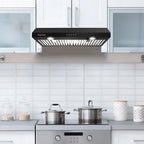 SNDOAS New 30 inch Kitchen Stainless Range Hood 3-Speed Under Cabinet Exhaust Vent with Filter 120V