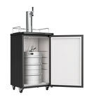 Edgestar Kc2000 20" Wide Kegerator And Keg Beer Cooler For Full Size Kegs - Black