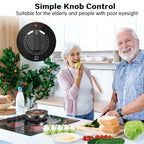 30 inch 4 Burner Built in Electric Ceramic Cooktop 6700W 240V with Hot Surface Indicator Radiation-Free ETL Certified