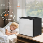 Resenkos 1.1 Cu.Ft Countertop Mini Freezer, Compact Upright Freezer with Removable Shelves, Red