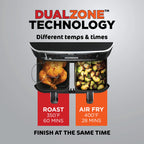 Ninja?? Foodi?? 6-in-1 Smart 10-qt. 2-Basket Air Fryer