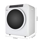 Winado Upgrade 13lbs Tumble Dryer Electric Compact Drying Machine, White