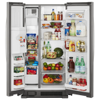 WHIRLPOOL WRS315SDHM side by side freestanding refrigerator