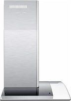 Range Hood 30 Inch, Tieasy Wall Mount Kitchen Hood with Ducted / Ductless Convertible Duct, Stainless Steel Chimney and Aluminum Filters, LED Lights, 3 Speed Fan, Push Button