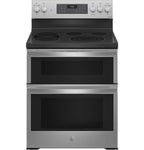 Ge Profile Pb965 30" 6.6 Cu. Ft. Free Standing Electric Double Oven Convection Range -