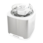 Nostalgia 2-Quart Electric Ice Cream Maker �C Make Homemade Ice Cream, Gelato, Sorbet & Frozen Yogurt �C No Salt/Ice Needed, Digital Controls, Mix-In Chute & Freezing Gel Canister �C Stainless Steel