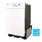 Energy Star 18" Built-In Dishwasher w/Heated Drying - White