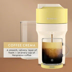 Nespresso Vertuo Pop+ Summer Limited Edition by De'Longhi, Pastel Yellow