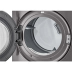 LG WKE100HVA 4.5/7.4 Cu. Ft. Smart Front Load WashTower - Graphite Steel