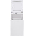 GE Unitized Spacemaker 3.8 DOE cu. ft. Stainless Steel Washer and 5.9 cu. ft. Gas Dryer