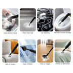 2000W 1.8L/60.87oz High-Pressure Steam Cleaner Multipurpose Handheld Steam Cleaner Portable Yellow 5 Bar/72.5PSI