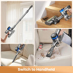 INSE Cordless Stick Vacuum Cleaner for Pet Hair Hard Floors Carpet, New S9X, 55 Mins Runtimes & 45 Kpa Powerful Suction