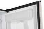 Galanz 6.5 Cu ft One Door Refrigerator, with Water Dispenser, Stainless Steel Look, Estar, New