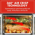 Emeril Lagasse French Door Air Fryer Toaster Oven Combo, 26QT, Stainless Steel, 4-00675-02X