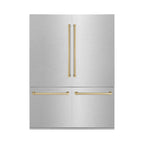 ZLINE KITCHEN AND BATH RBIVZSN60CB french door built in refrigerator