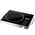 CUTICATE Electric Top with Knob Control, Commercial Grade Portable Cooker, Electric Cooktop for Rvs Camping Kitchen Dormitories