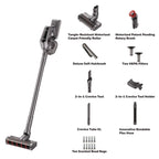Honeywell Aeromax Pro VC16 Cordless Vacuum, 8.5" Cleaning Path, Dark Silver