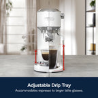 De'Longhi Dedica Duo Espresso Machine, Compact Size with Built in Frother for Latte Art, Brew Espresso, Cold Brew, Lattes & More, Stainless Steel