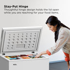 TCL 5.0 Cu. Ft. Chest Freezer, White, Garage Ready, CF053W