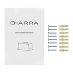 CIARRA Insert Range Hood 20 inch 450 CFM with Push Button Control Stainless Steel CAS913E52