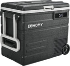 EUHOMY 12 Volt Refrigerator, 79 QT 12V Fridge, Electric Cooler 12/24V DC 110-240V AC, Car Refrigerator 0℉~68℉, 12 Volt Cooler for Camping, Trip, Truck, Boating, Outdoor.