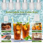 Costway Countertop Ice Maker Portable Ice Making Machine 6-13 Mins 9 Ice 26.5 lbs/24 Hrs Black