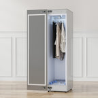 Equator Steam Dryer Closet REMOVE WRINKLES Sanitize Deodorize Refresh Slim110V