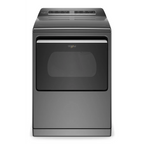 Whirlpool 7.4 cu ft Chrome Shadow Electric Top Load Clothes Dryer