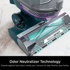 Shark POWERDETECT Upright Vacuum, Pet-Friendly, Two Brushroll System, Powerful Suction, DuoClean Detect, Self-cleaning Brushroll, Odor Neutralizer, LED Lights, AZ4000 Black/Teal
