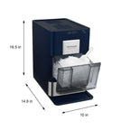 Frigidaire Nugget Ice Maker EFIC256, Countertop Nugget Ice Machine with Transparent Window, Nugget Ice Maker with 44 lbs. Capacity, Auto Self Cleaning Ice Maker Machine, Black
