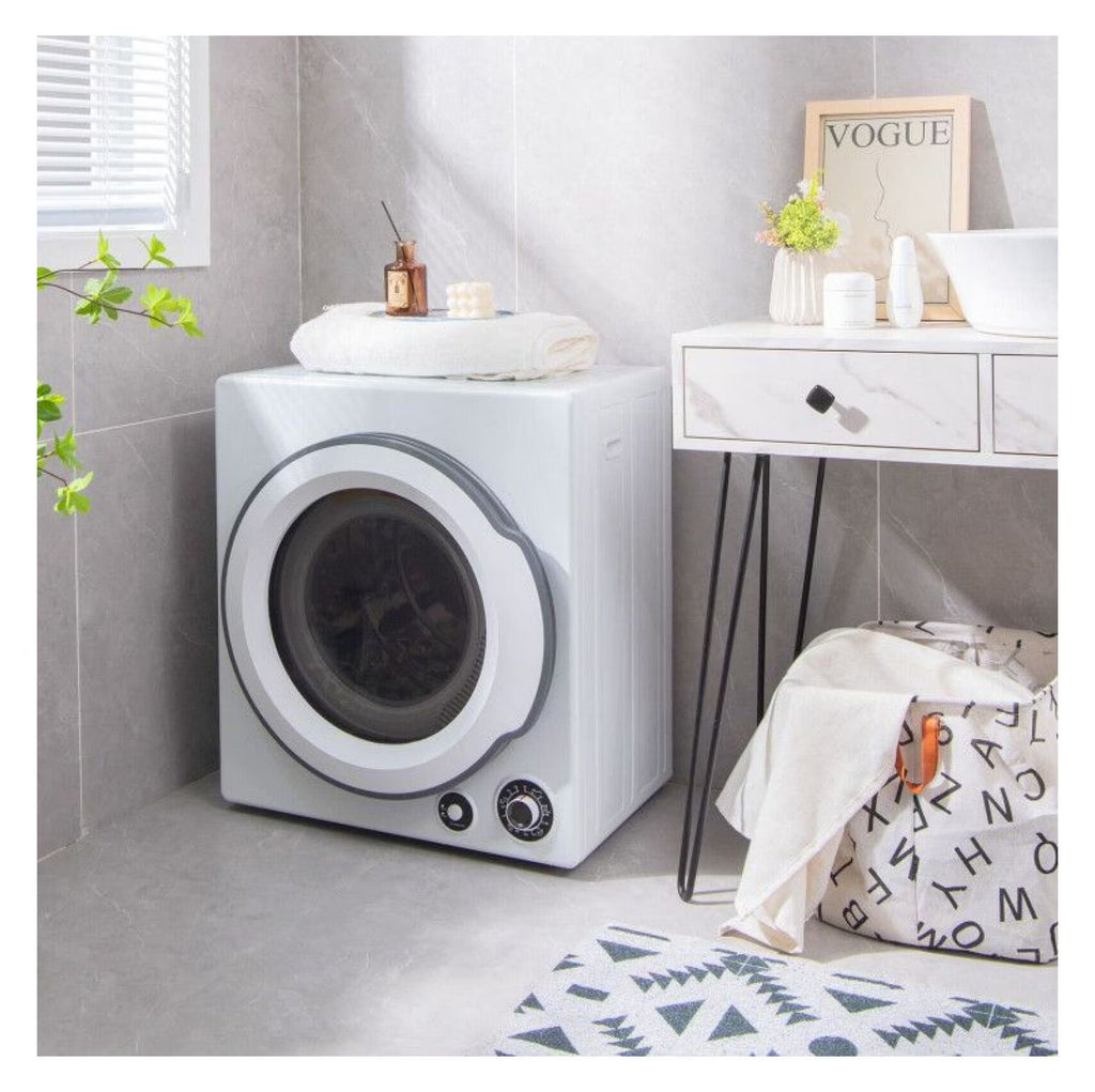 Electric Laundry Dryer, 13.2lbs Compact Tumble Dryer with Stainless Steel Tub, 4 Drying Modes, 2 Heat Settings, ETL Certified - for Apartments, Dorms, RVs