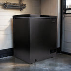 Frigidaire, 5.0 Cu. ft. Chest Freezer, Black Granite Design