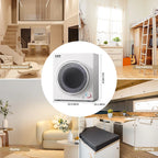 CTT 3.5 Portable Clothes Dryer, 1500W Compact Dryer with 4 Drying Mode, Laundry, Apartments, RVs, Dorms
