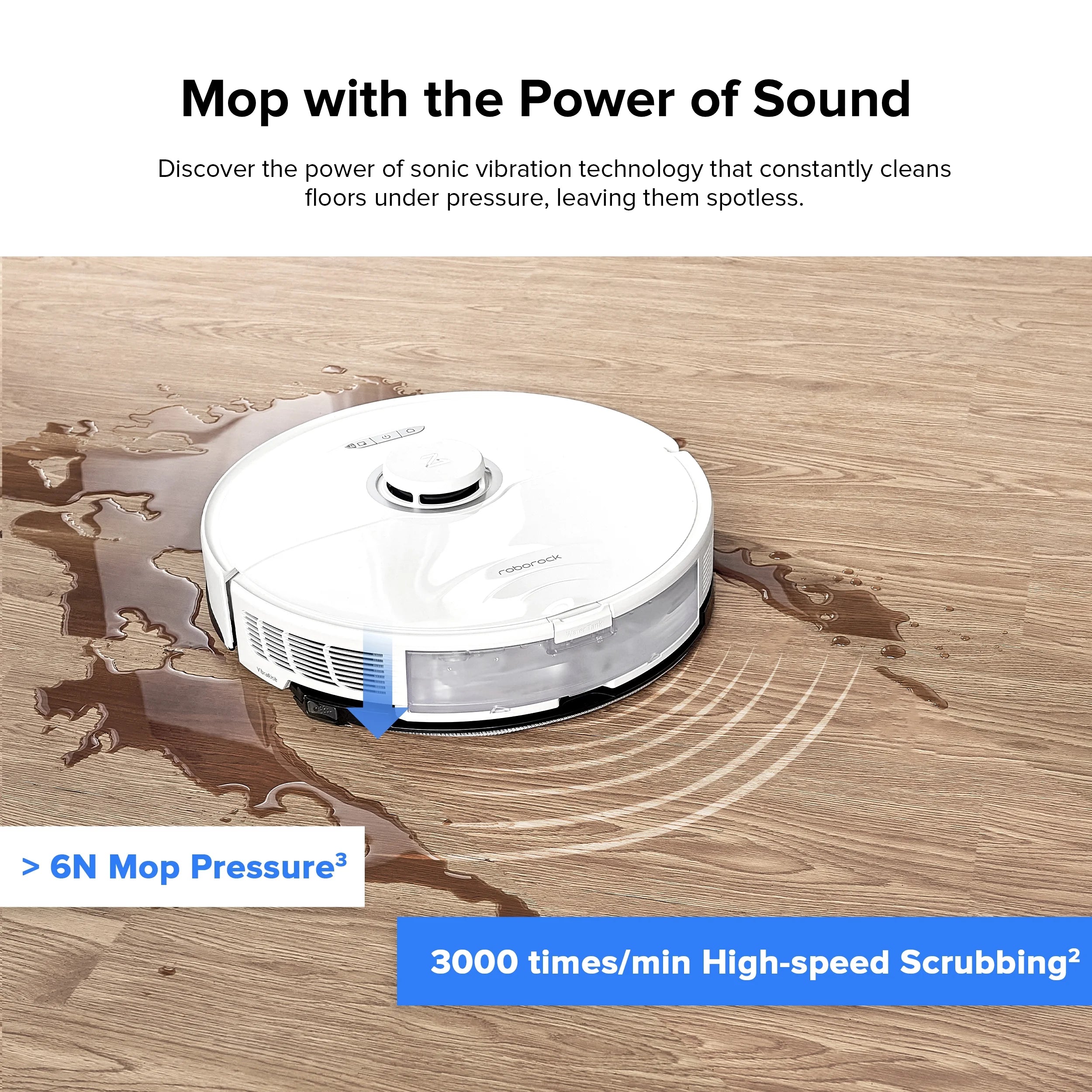 Roborock? S8 Robot Vacuum Cleaner and Sonic Mopping with DuoRoller? Brush, 6000 Pa, and Obstacle Avoidance
